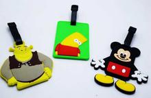 Pack Of 3 Cartoon Luggage Tags-Multicolored