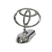 Toyota Emblem Ornament Hood Badge Logo - Silver