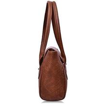 fantosy Tan Leather Design women shoulder bag (FNB-759) (Tan)