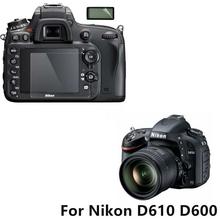 Tempered Glass LCD Screen Protector For Nikon D610 D600 DSLR Camera