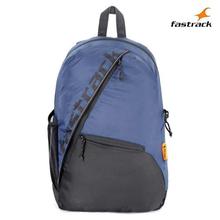 Blue/Grey Textured Backpack For Men - AC034NBL02