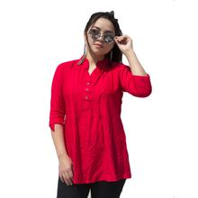 Women's Planet - Red Tunic Tops