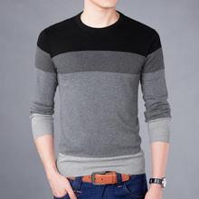 Spring Autumn Casual Men's Sweater Pullovers O-Neck