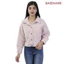 BASEMARK Faux Fur Buttoned Jacket For Women (014-120)