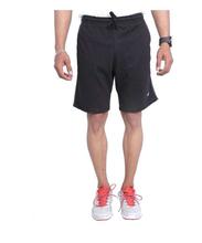 Black Stretchable Cotton Bermuda Shorts For Men - (BR929)