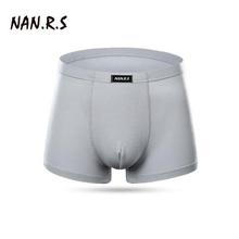 NANRS Brand Hot Sale Solid/Floral Classic Bamboo Mens Underwear Boxer Sexy Underwear Men Underwear Boxer Shorts