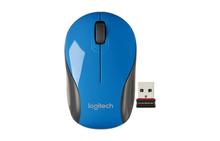 Logitech M187 Ultra Portable Wireless Mouse - Blue