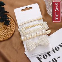 SALW-Hot Sale 1Set Girls Women Elegant Geometric Pearls