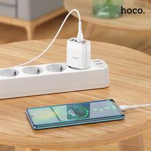 HOCO Easy Charge 3-Port Digital Display Charger Set Type-C C93A