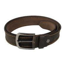 Brown Stitch Designed Formal/Casual PU Leather Belt For Men