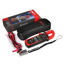 Unit UT200 Digital Clamp [AC Current, AC/DC Voltage, Resistance Tester] Multimeter - (Red/Black)