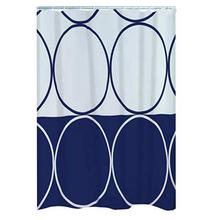 Shower Curtain Ridder Circle- 46383 Blue and White