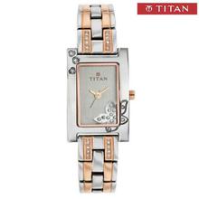 Titan White Dial Analog Watch For Women - (9716KM01)