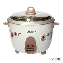 COLORS Printed Rice Cooker (CL-RC222) - 2.2 Ltr