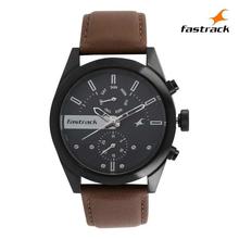 3165NL01 Black Dial Casual Analog Watch For Men - Brown