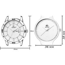 ADAMO Designer Analog White Dial Unisex's Watch-812-816SM01