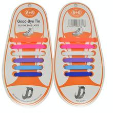 Creative Children Shoelaces Sport Athletic No Tie Shoelaces Child Shoes Laces Lazy Elastic Silicone Shoe Lace Sneakers Fit Strap