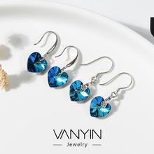 Sterling silver earrings_Wan Ying Jewelry Ocean Heart Ear