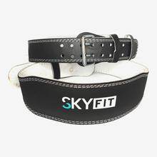 Sky Fit Pure Leather Padded Weight Lifting Gym Belt