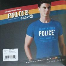 Police XC003 Extra Size Cotton T-Shirt For Men- Navy