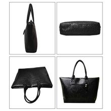 Korean Design Tote Handbag Black 41001629
