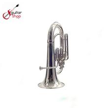 Euphonium Silver With 3 Valves With Bag And Mouthpiece Heavy Quality