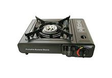 Portable Single Burner Gas Stove with 500ml Gas Can