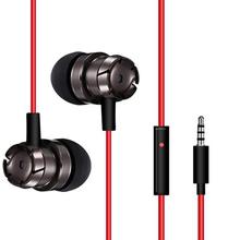 KHP Stereo In-Ear Earphone For Phone 3.5mm Wired Headphone Hedset Game Earphone Hedset With Mic Earbuds Smartphone Earphones