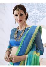 Stylee Lifestyle Green Kota Silk Woven Saree -1542