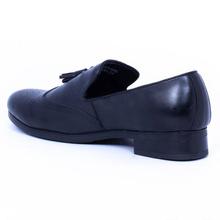 Caliber Shoes Black  Slip On Formal Shoes For Men - ( P 506 C )