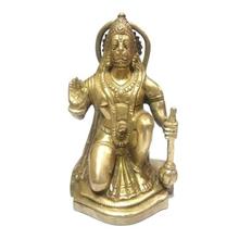 Brass Sitting Hanuman (7 inch)