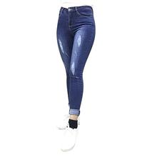 Grunge Blue Jeans Pant For Women