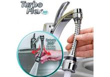 Turbo Flex Stainless Steel, Alloy Steel 360 Degree Rotation Water Saving Faucet Nozzle Sprayer