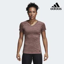 Adidas Pink Freelift Fitted Tee For Women - CF4444