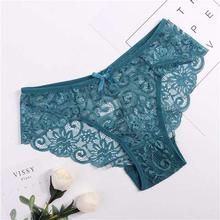 3 Pieces Panties Woman Underwear Briefs Sexy Lace Breathable