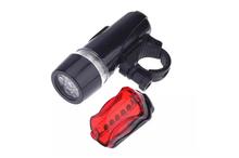 Bicycle front and back light set