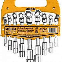 Ingco  9 Pcs L-Angled Socket Wrench Set LASWT0901