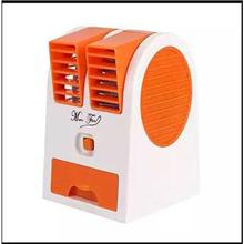 USB Air Conditioner Shaped Mini Cooler Fan orange colour