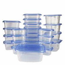 40pcs Transparent Stackable Food Storage Container Set - 20 set