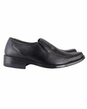 Shikhar Men's Black Slip On Formal Shoes