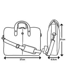 Hammonds Flycatcher Genuine Leather 13 inch Laptop Messenger