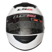 LS2  Rookie Shine Full Helmet -  White