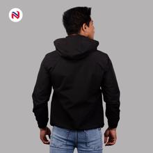 Nyptra Black Premium Net Inside Windcheater Jacket For Men
