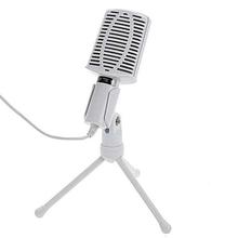 USB Condenser Microphone Sound Recording Audio Studio Brocasting w/ Tripod Stand