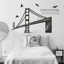 Golden Gate Bridge Removable Wall Decor Sticker