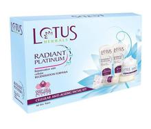 Lotus Herbals Radiant Platinum Facial Kit, 37g