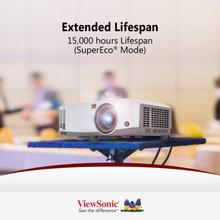 ViewSonic PA503SE SVGA Business Projector|4000 Lumens |Vertical Keystone |Speaker |15000 Hour lamp Life |300" Projection Image
