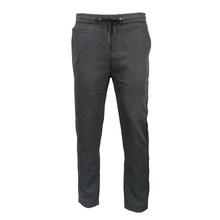Grey Cotton Solid Joggers For Men