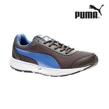 PUMA Black/Blue Running Shoes For Women -(18936704)