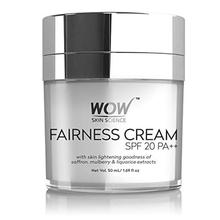 WOW Fairness SPF 20 PA++  No Parabens & Mineral Oil Cream,